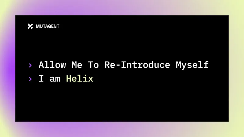 Mutagent Helix screenshot 1 (video preview)
