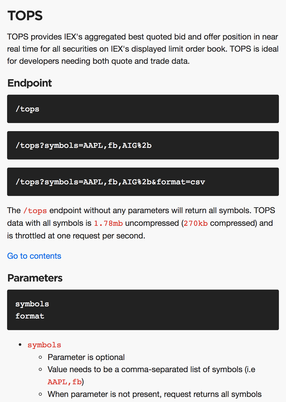 IEX API 1.0 gallery image