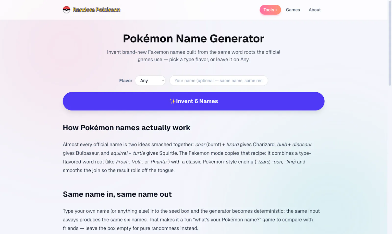 Random Pokémon Generator screenshot 5