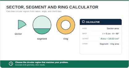 Circle Calculator gallery image