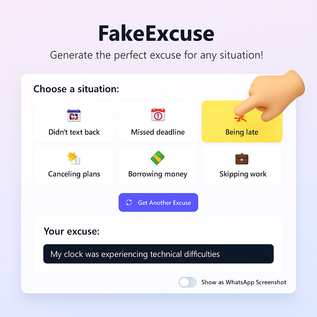 Fake Excuse gallery image