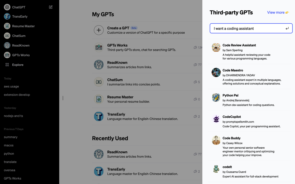 GPT Store gallery image