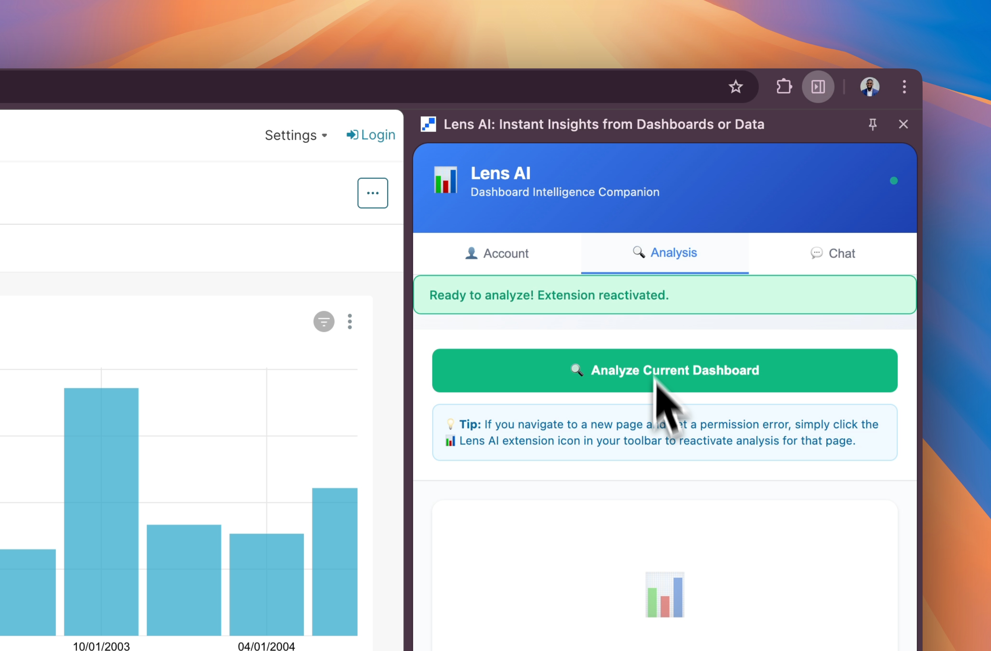 Lens AI Dashboard Intelligence Extension media 2