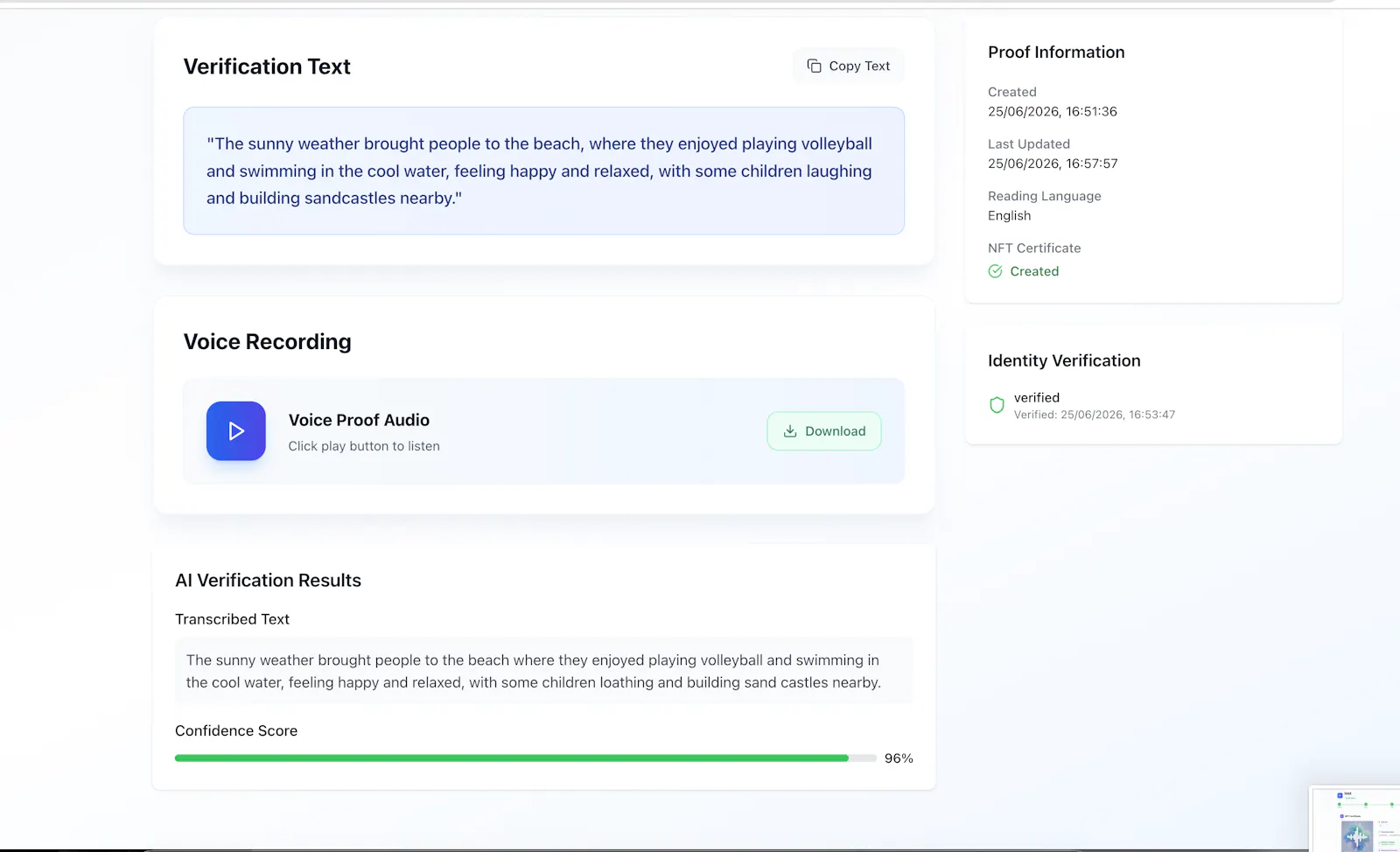 Voiceproof.ai screenshot 15