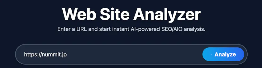 Web Site Analyzer gallery image