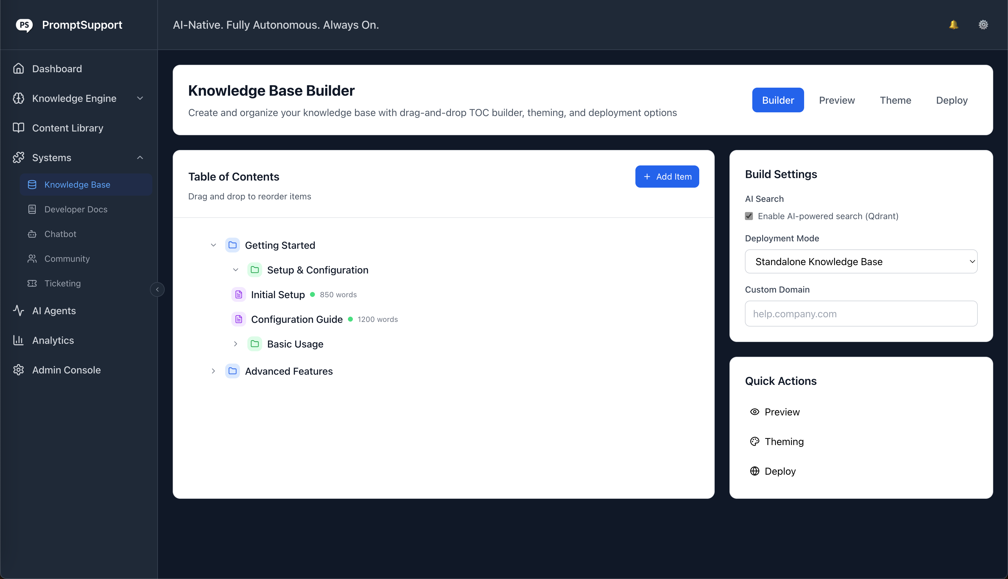 PromptSupport gallery image