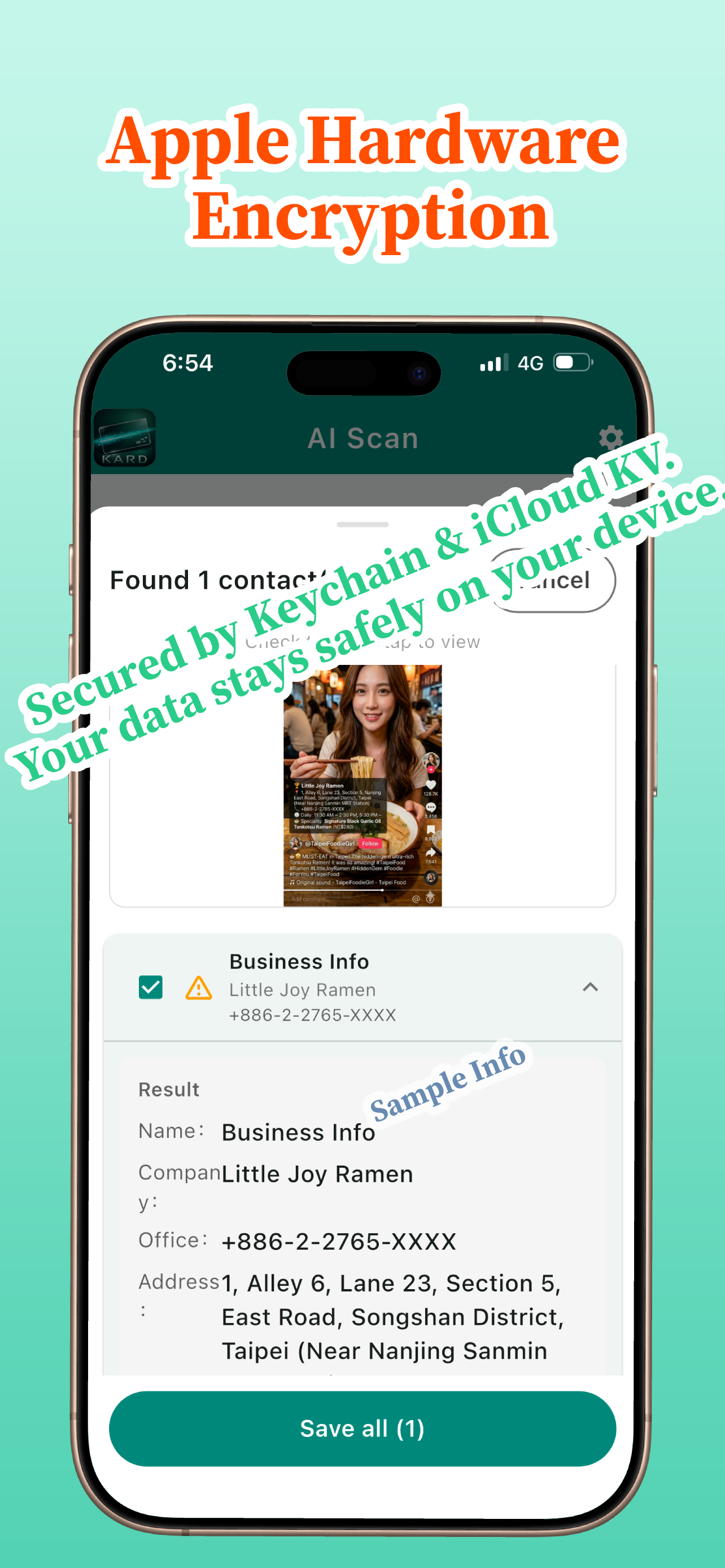 IOS-AI Kard: Private & 175 Languages OCR gallery image