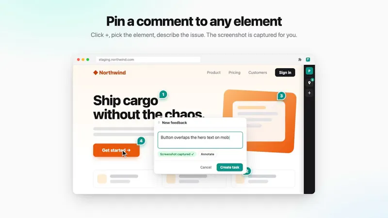 PinReview screenshot 1 (video preview)