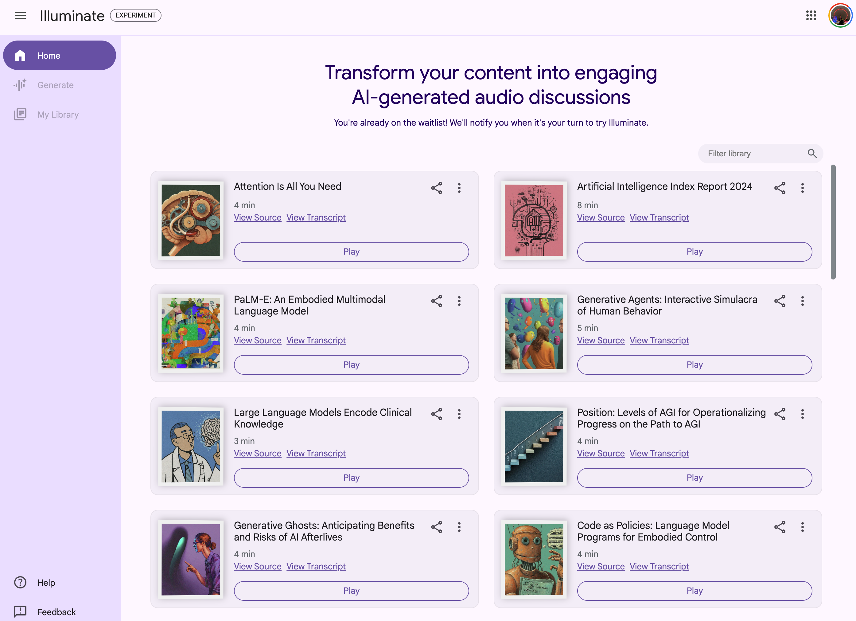 startuptile Google Illuminate-Transform research papers into AI-generated audio summaries