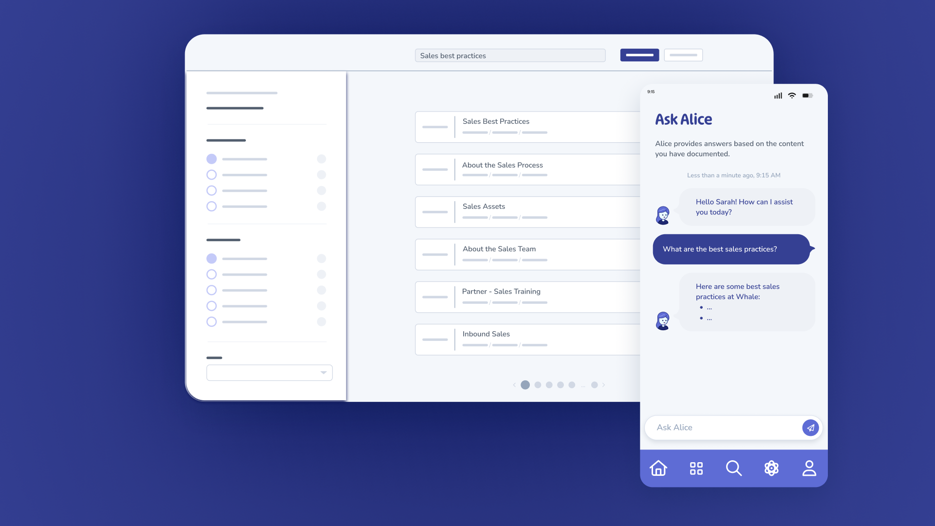 Process Checklists by Whale media 5