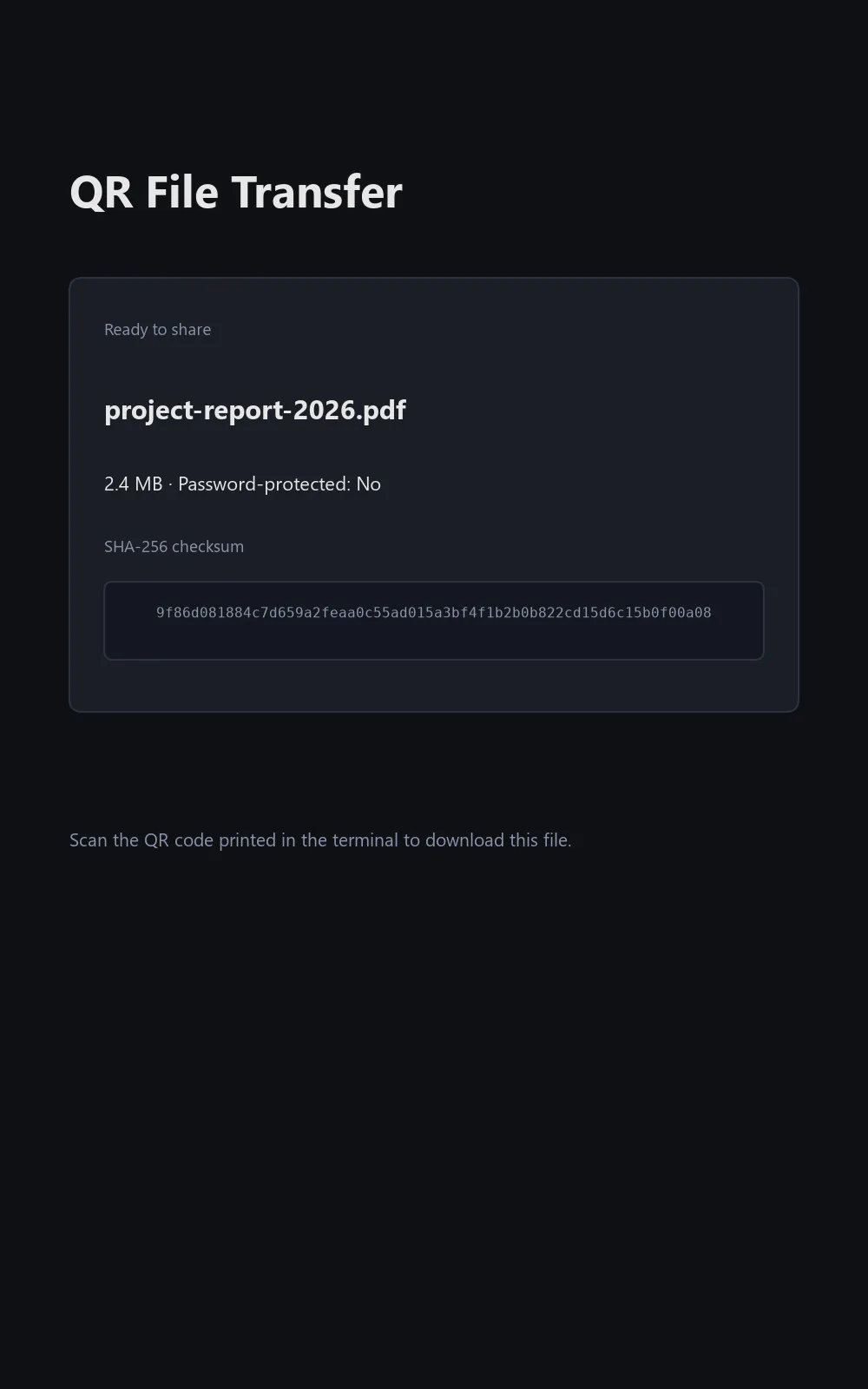 Qrtransfer gallery image