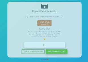 Instant Ripple (XRP) wallet activation gallery image