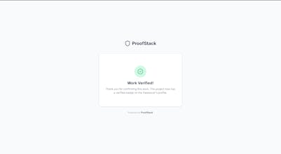 ProofStack — Your Work, Verified. gallery image