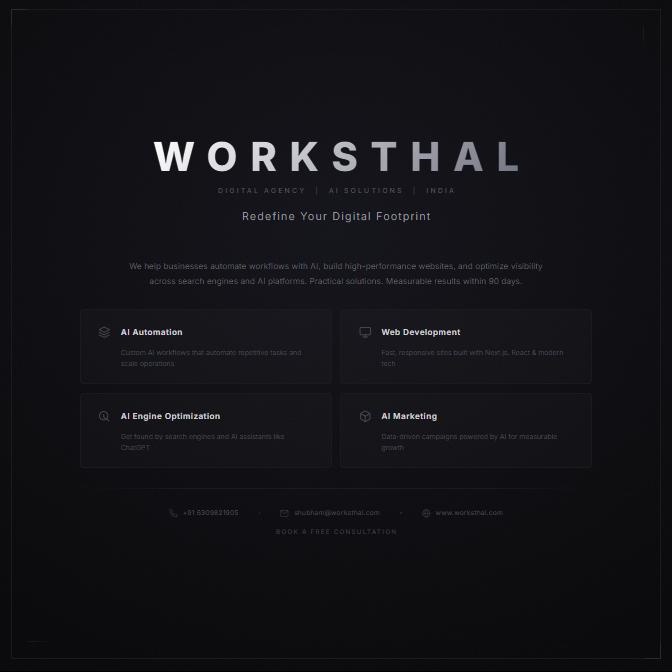 Worksthal - Main product screenshot demonstrating key features and user interface