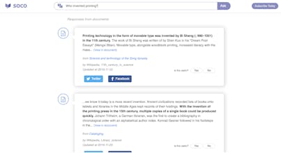 Ask SOCO AI gallery image