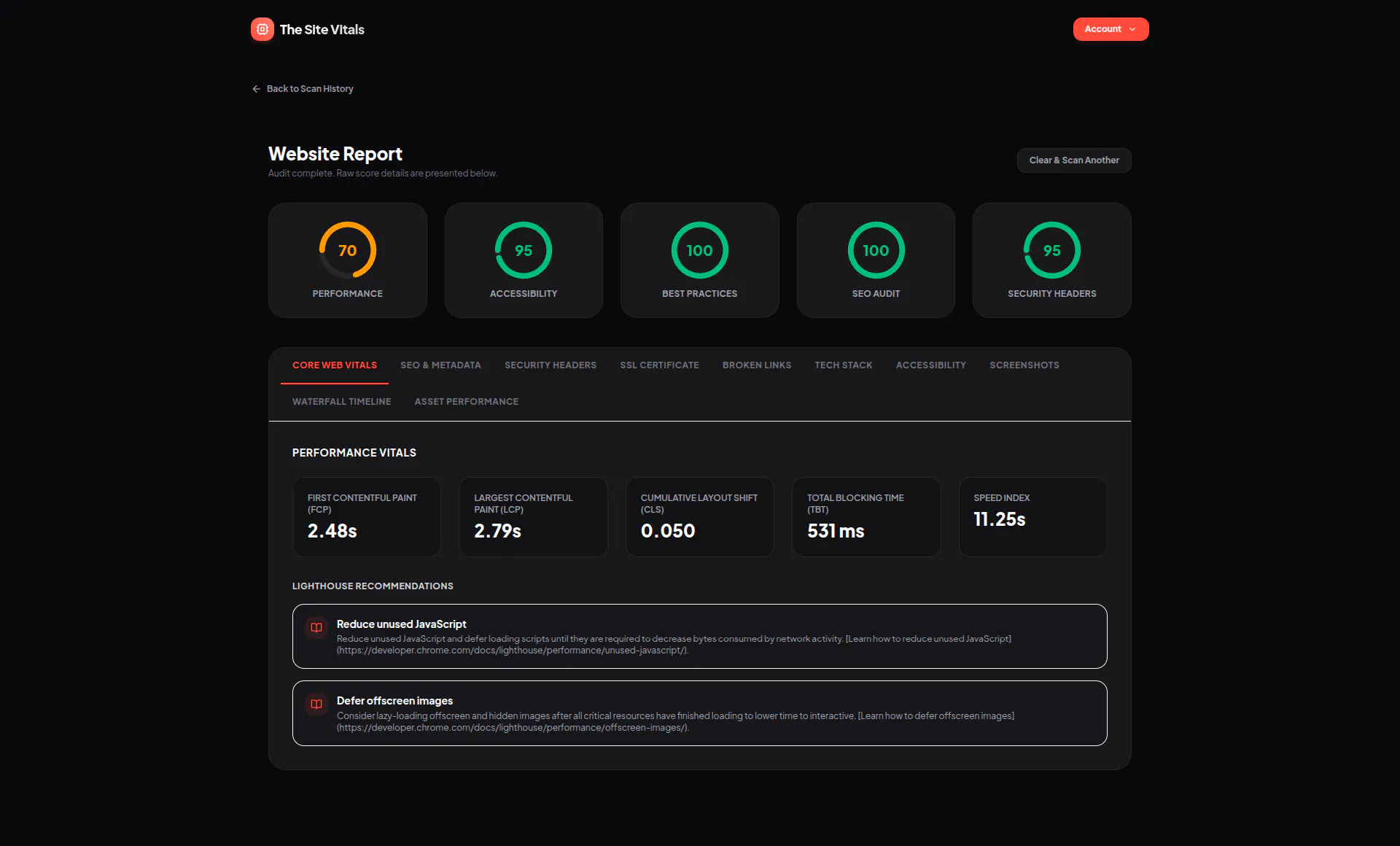 The Site Vitals gallery image