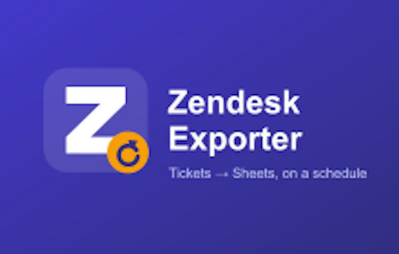 Zendesk Exporter screenshot 1