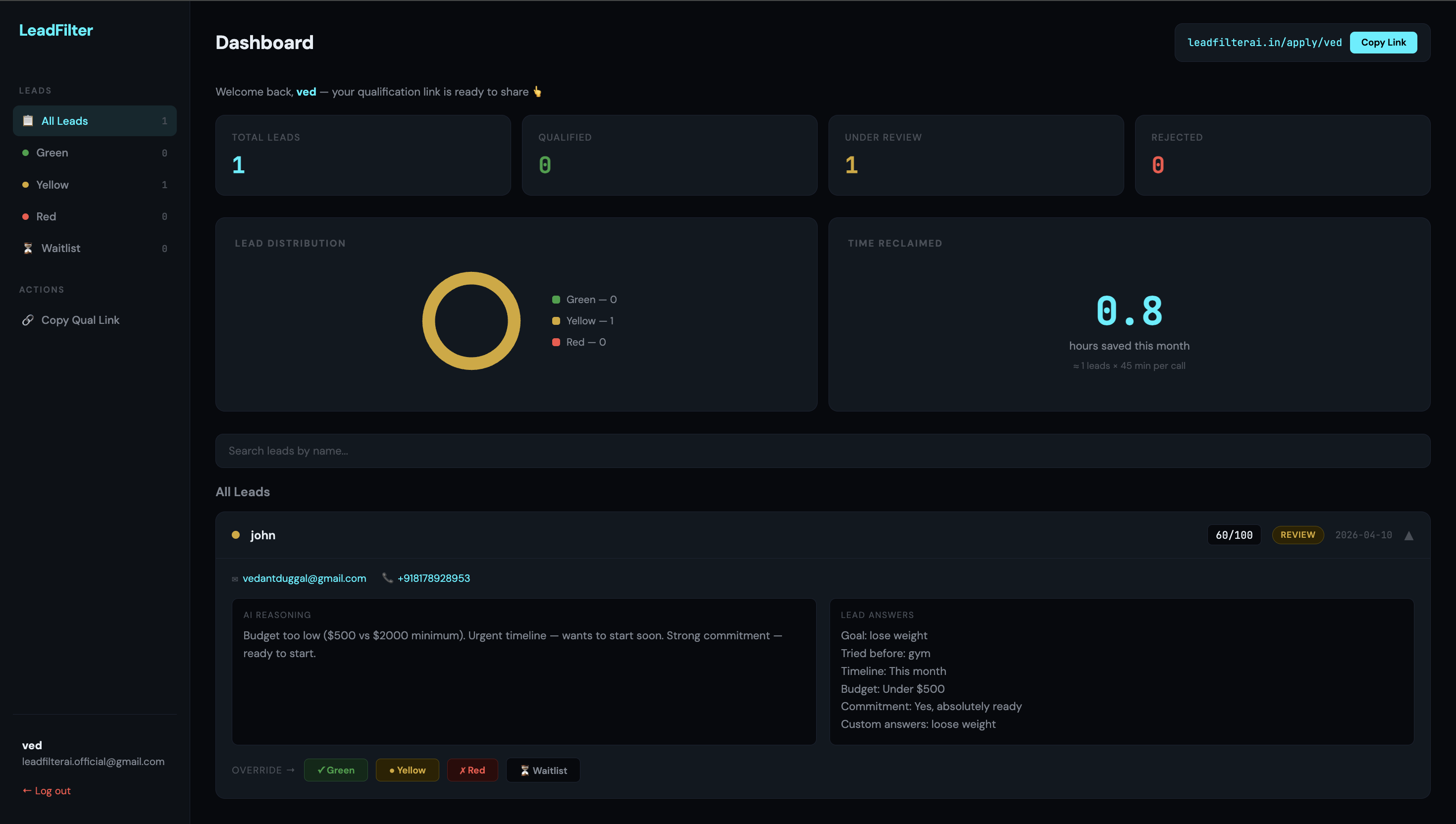 LeadFilter gallery image