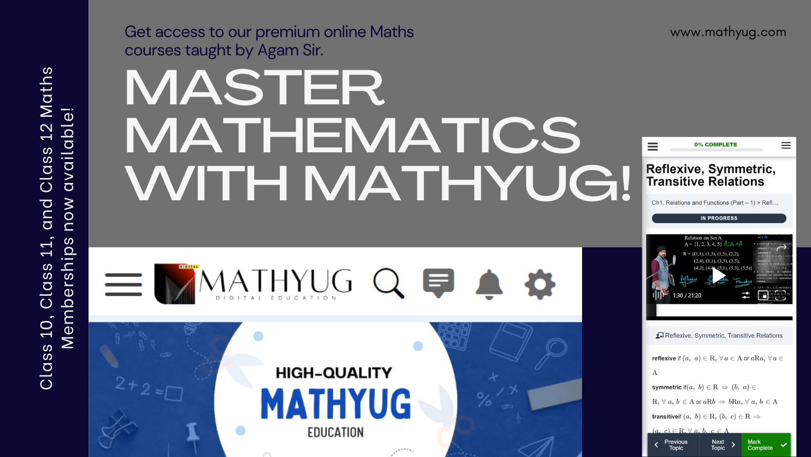 10、11和12級數學會員資格 - Mathyug推出高級在線數學課程 media 4