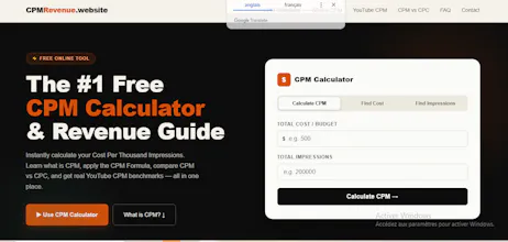 CPM Calculator for Advertisers gallery image