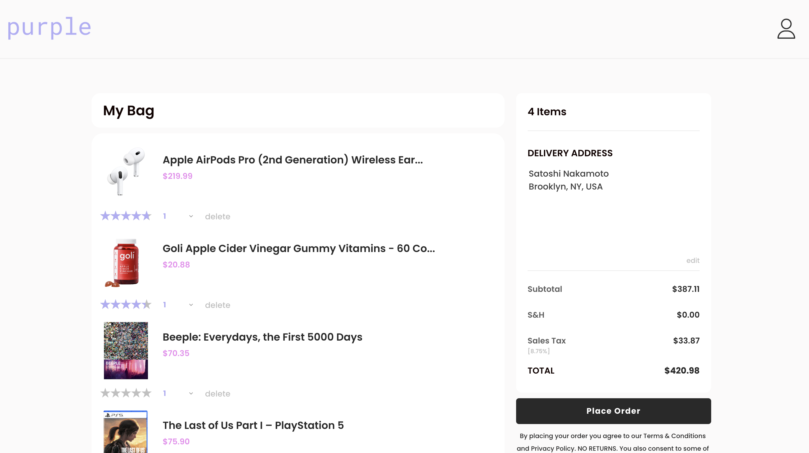 Média Violette - Acheter des millions de produits avec crypto 2