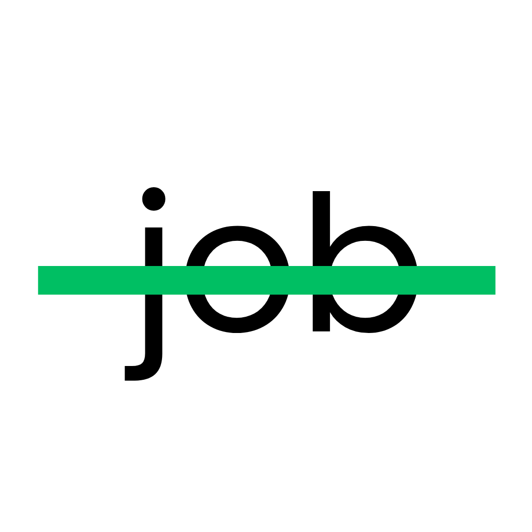 Unjob.ai - Product Hunt launch logo and brand identity