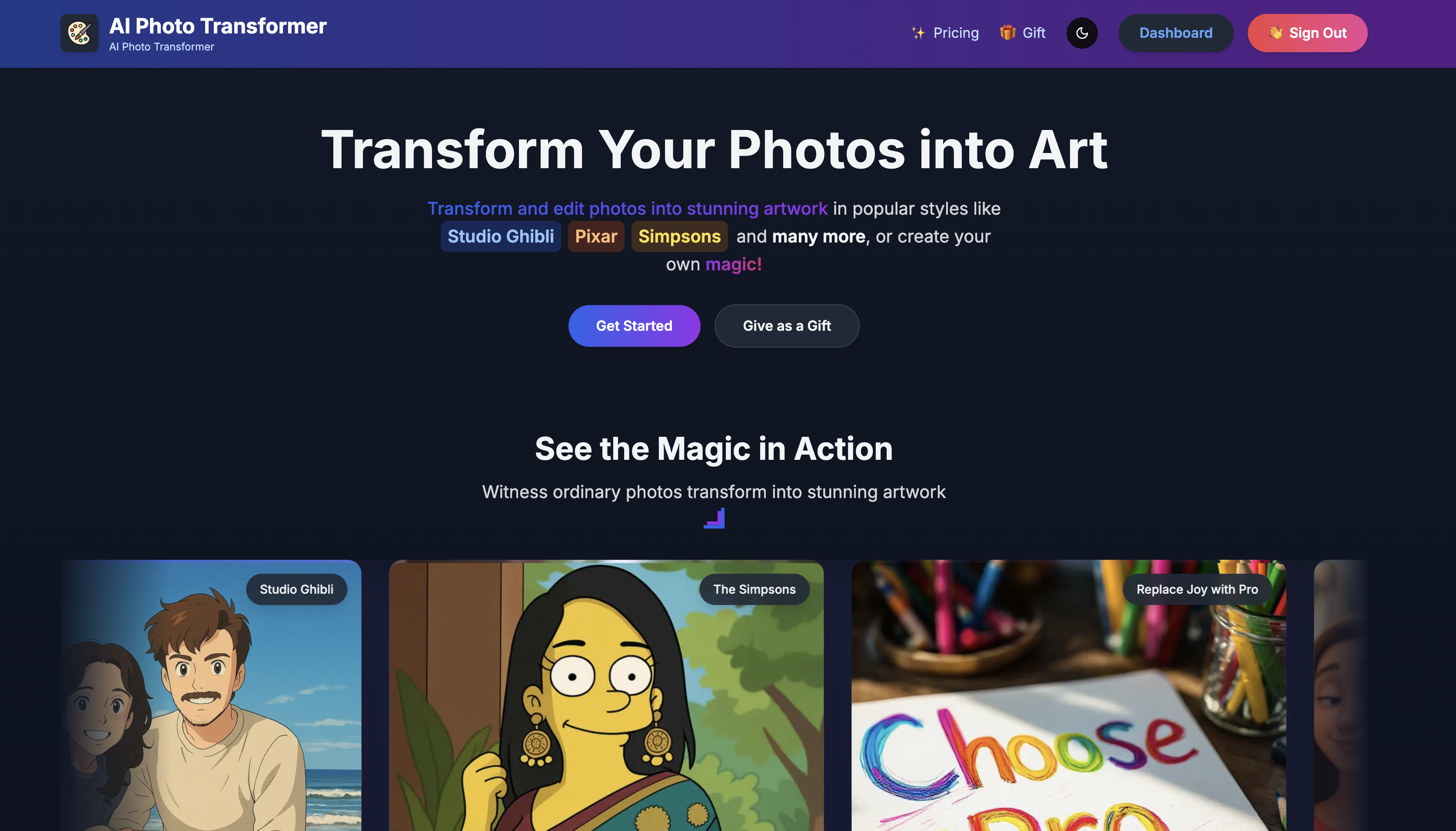 AI Photo Transformer - Faster, cheaper AI image generation. No limits. No waiting. media 3