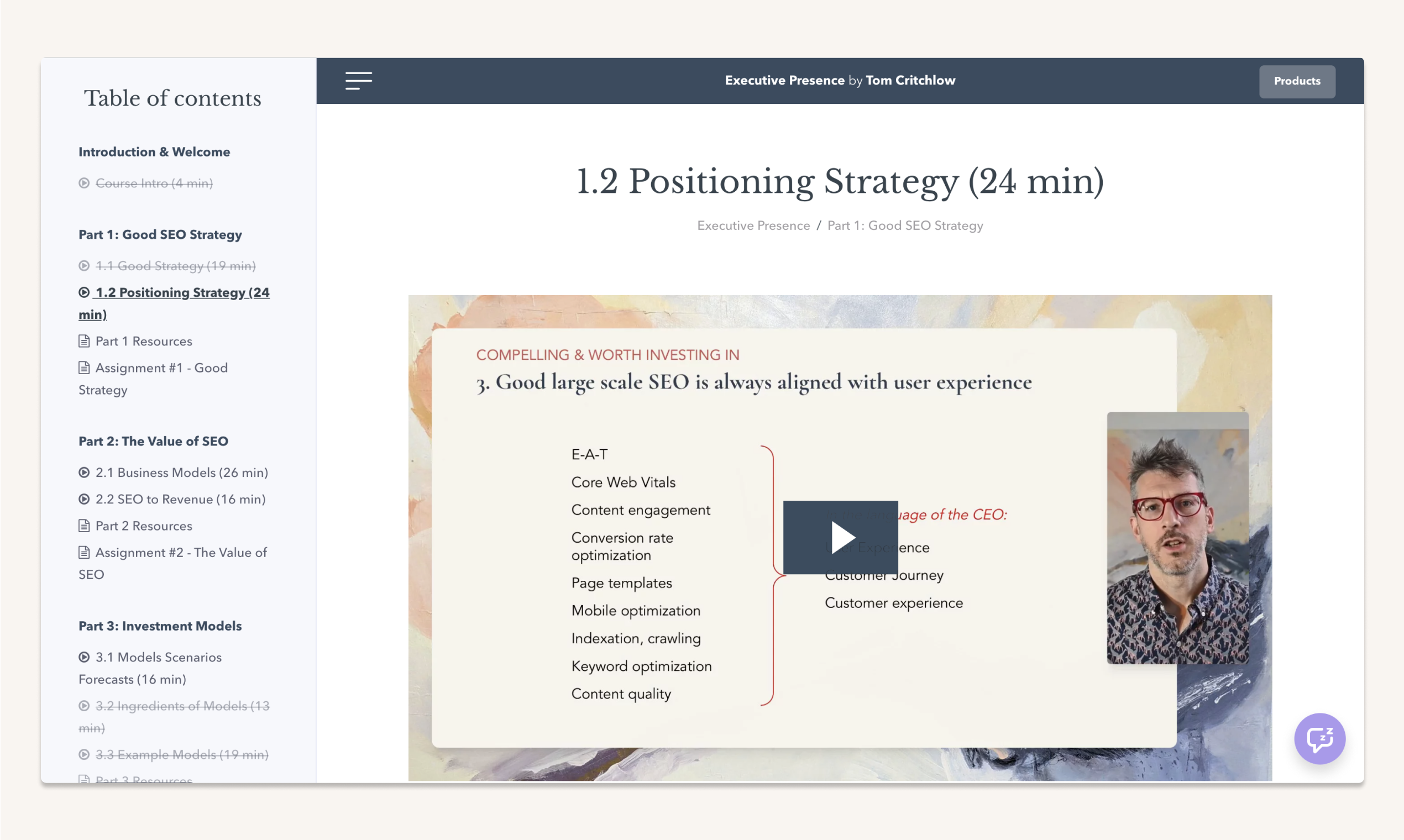 The SEO MBA Course on Executive Presence gallery image