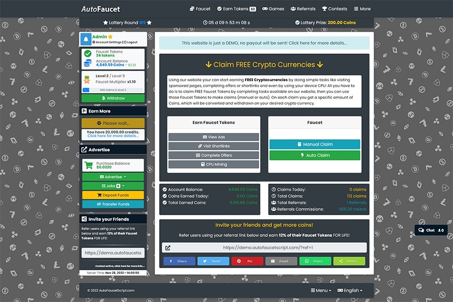 Autofaucet Script - Ultimate Crypto Auto Faucet System! медиа 2