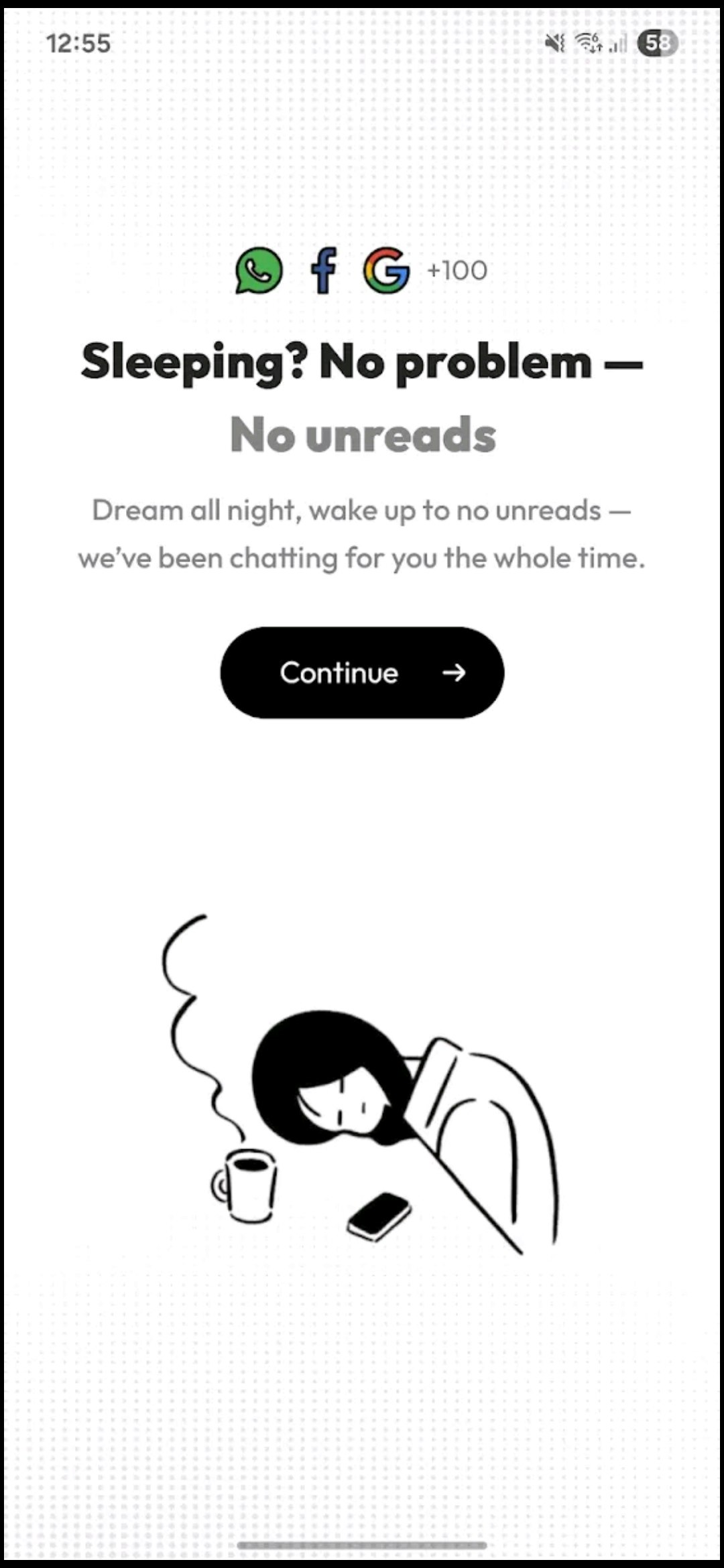 Média Bonjour - plus de non-lues! - Smart répond qui fonctionnent partout où vous obtenez des notifications. 1