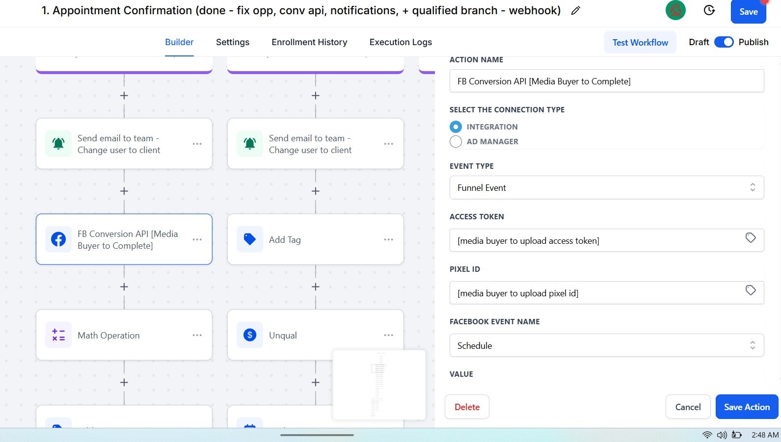 GHL & Systeme.io Automation Builder - Screenshot 5 showing product features and functionality