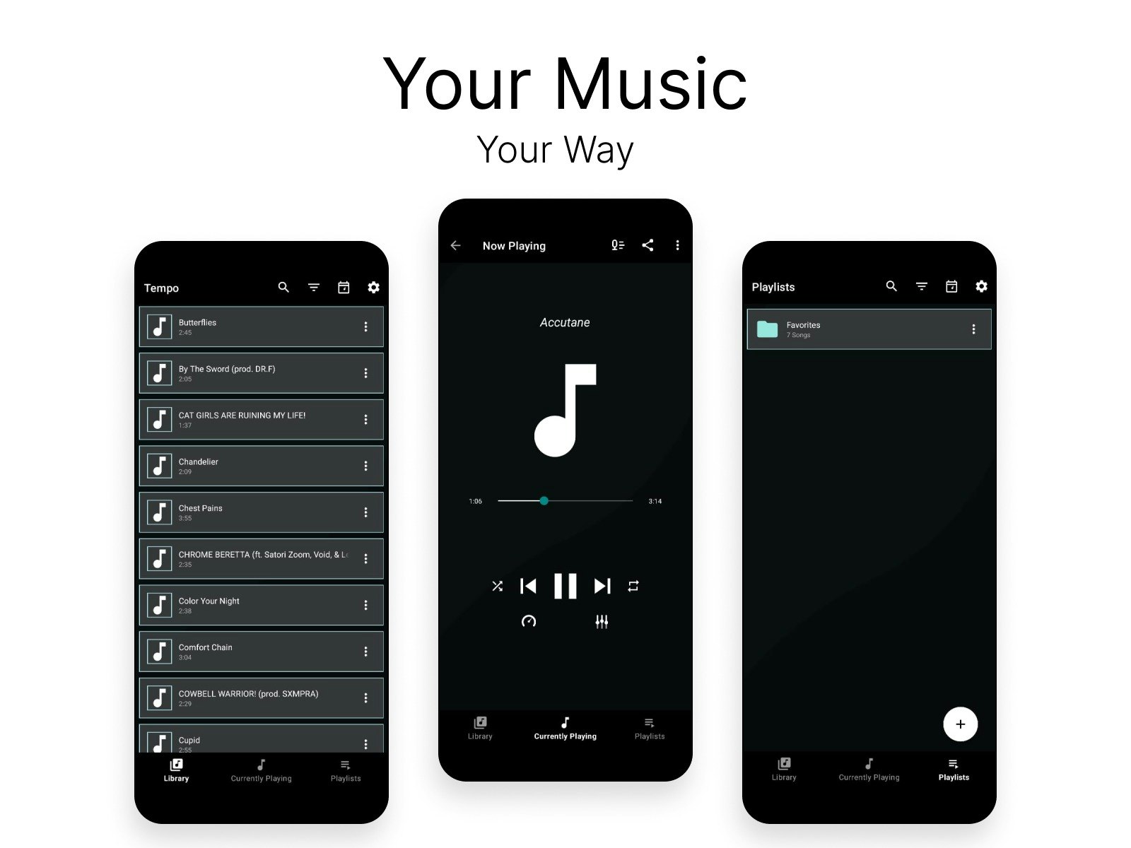 Tempo - Screenshot 3 showing product features and functionality