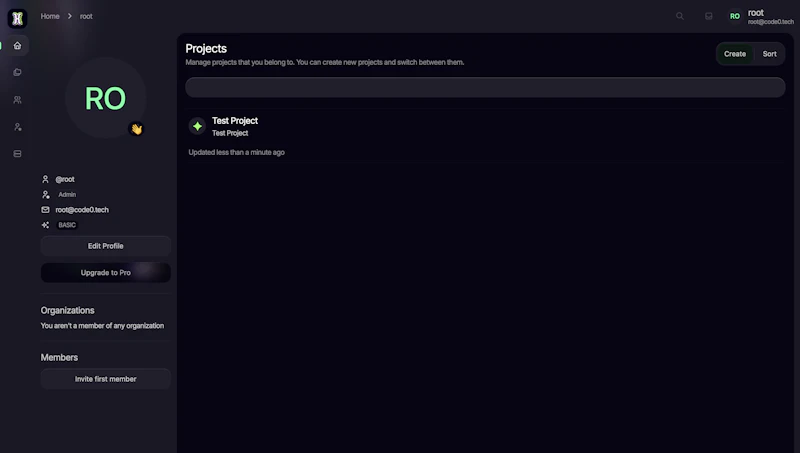 CodeZero screenshot 2