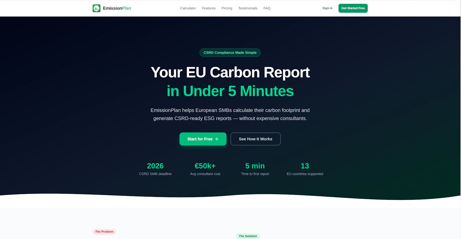EmissionPlan screenshot 1