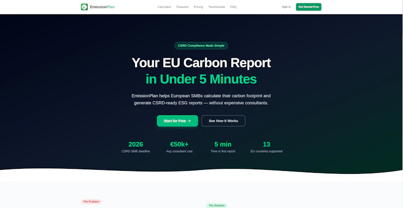 EmissionPlan screenshot 1