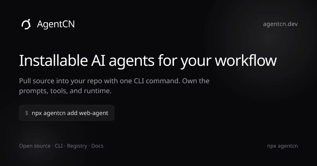 AgentCN gallery image