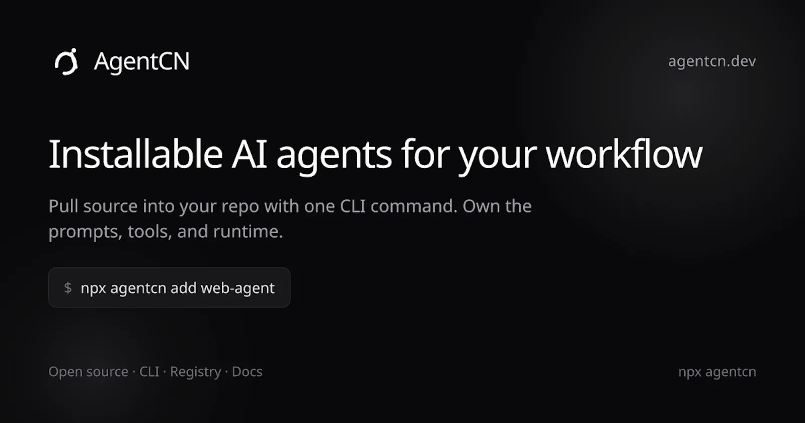 AgentCN screenshot 2