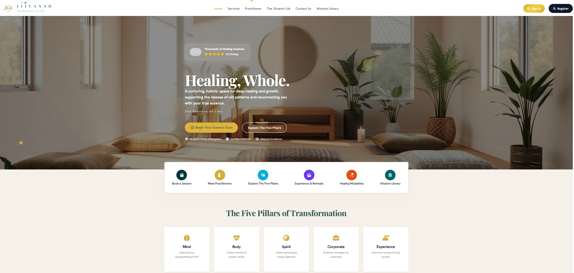 Jiivansh  Telehealth & Therapy  Platform