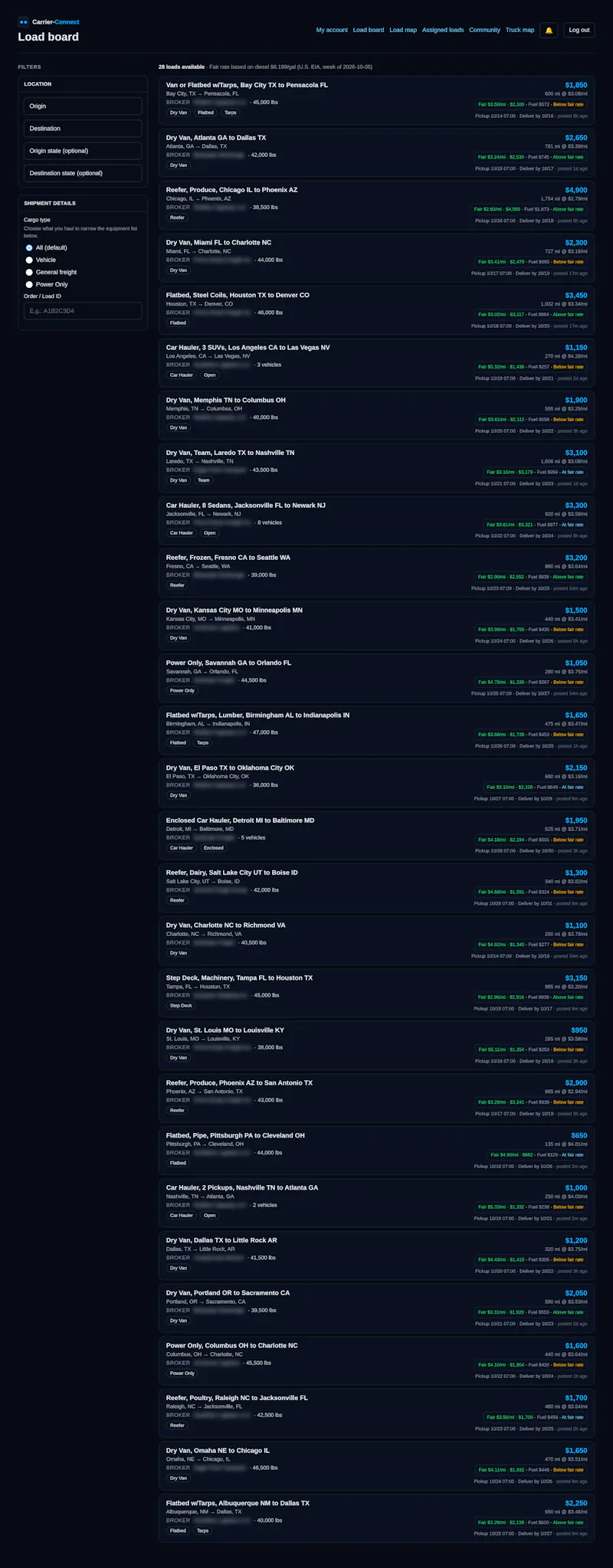 Carrier Connect  screenshot 4