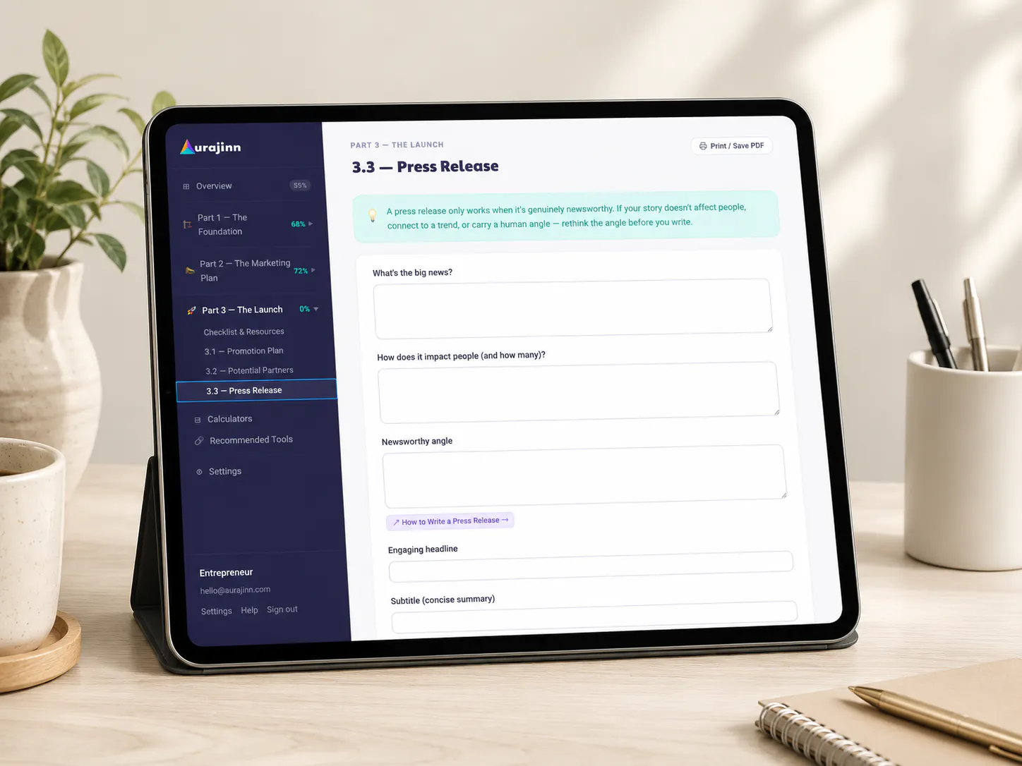 Aurajinn Online Business Launchpad gallery image