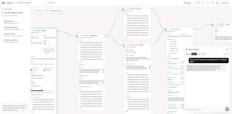 wizhelp Lab — Agent Designer screenshot 7