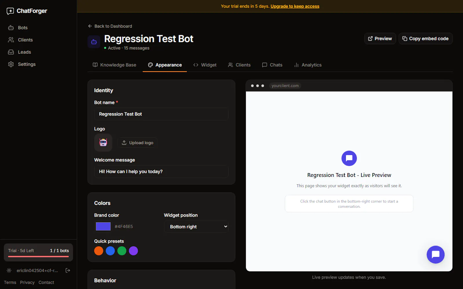 ChatForger screenshot 6