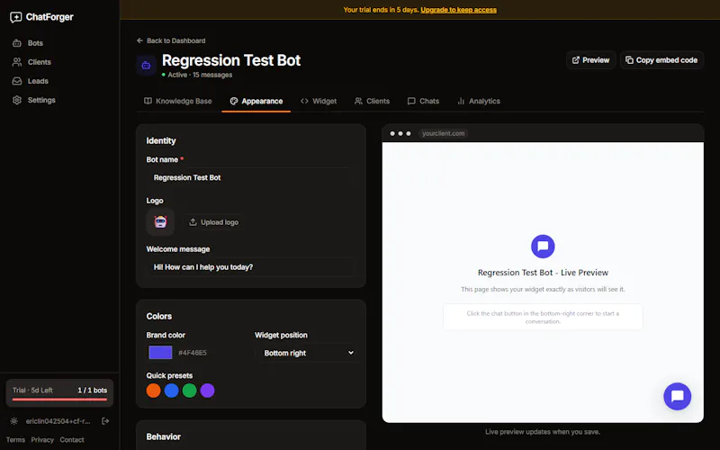 ChatForger screenshot 6