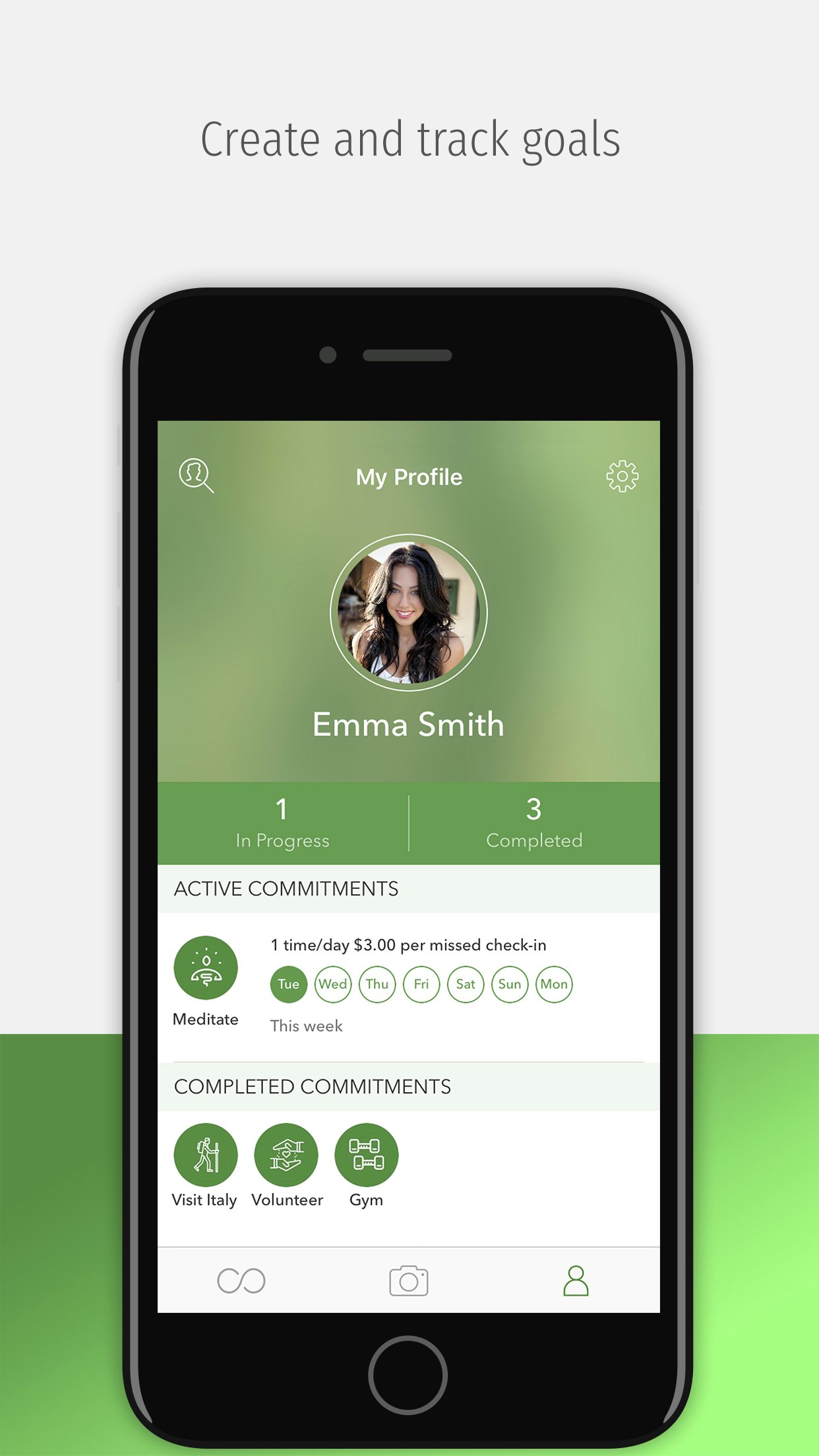 Commit: Track & Achieve Goals gallery image