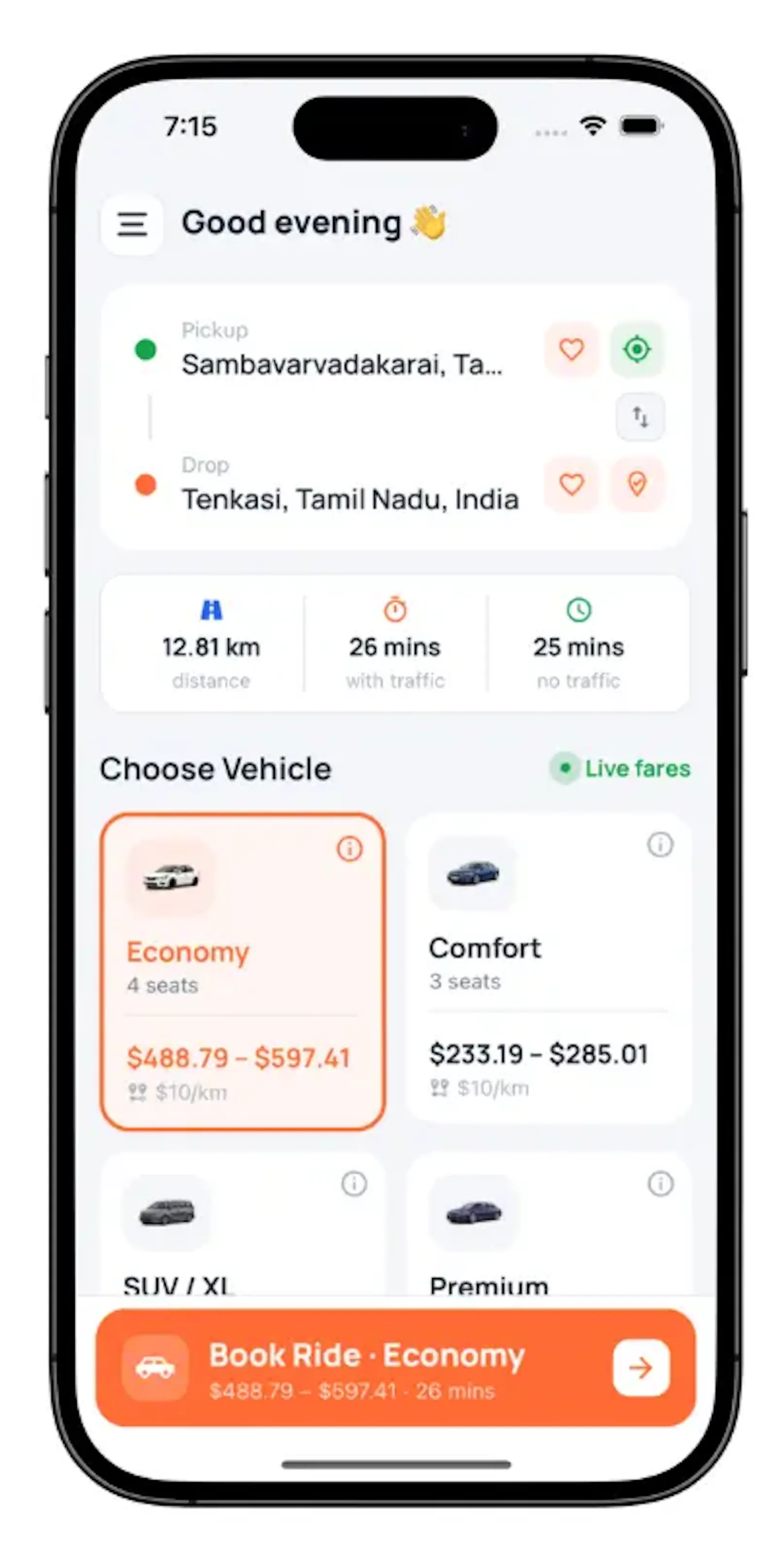 Uber Clone App Development screenshot 10