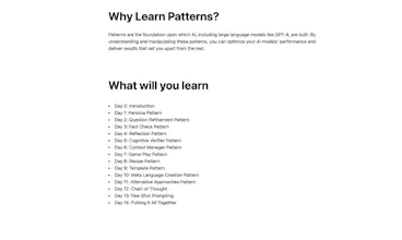 Prompt Patterns Email Course gallery image