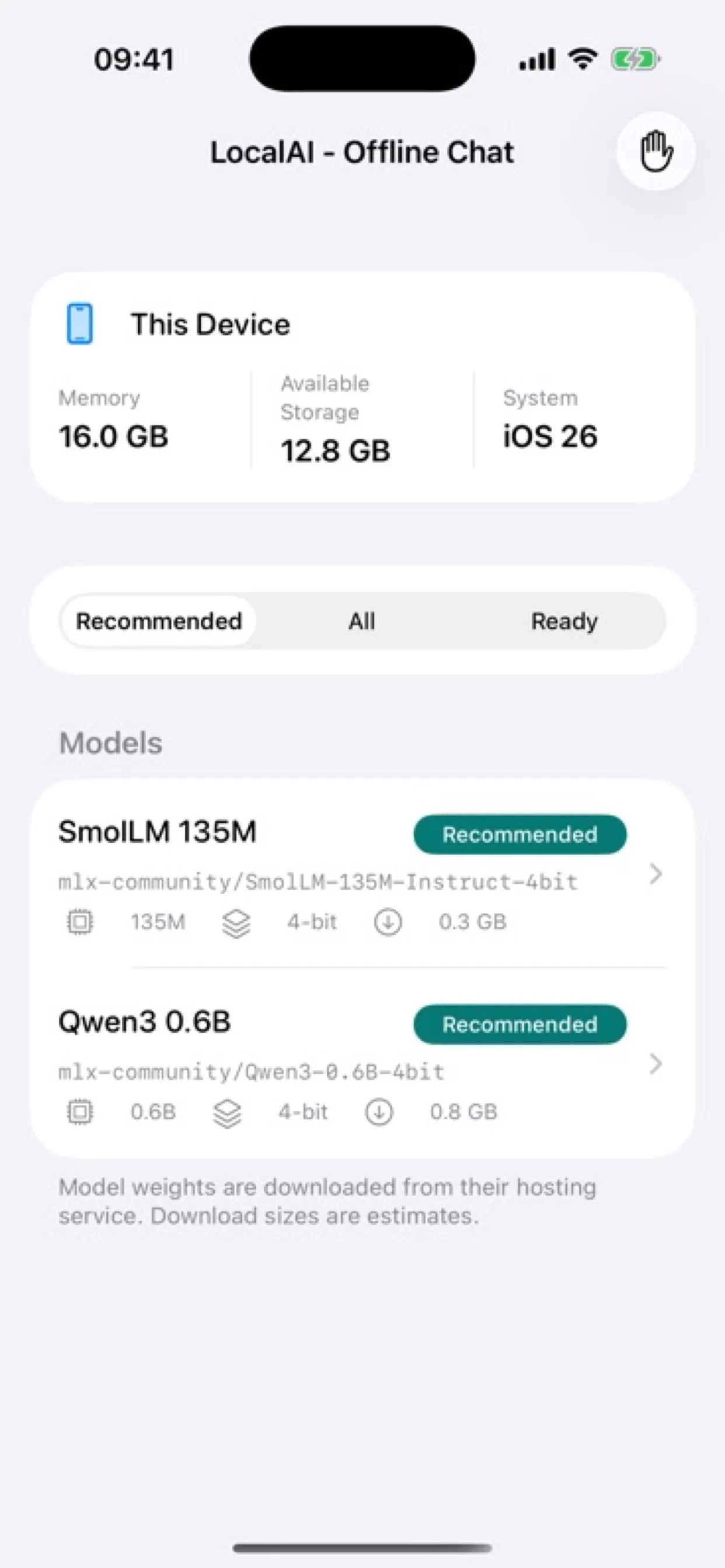 LocalAI - Offline Chat gallery image