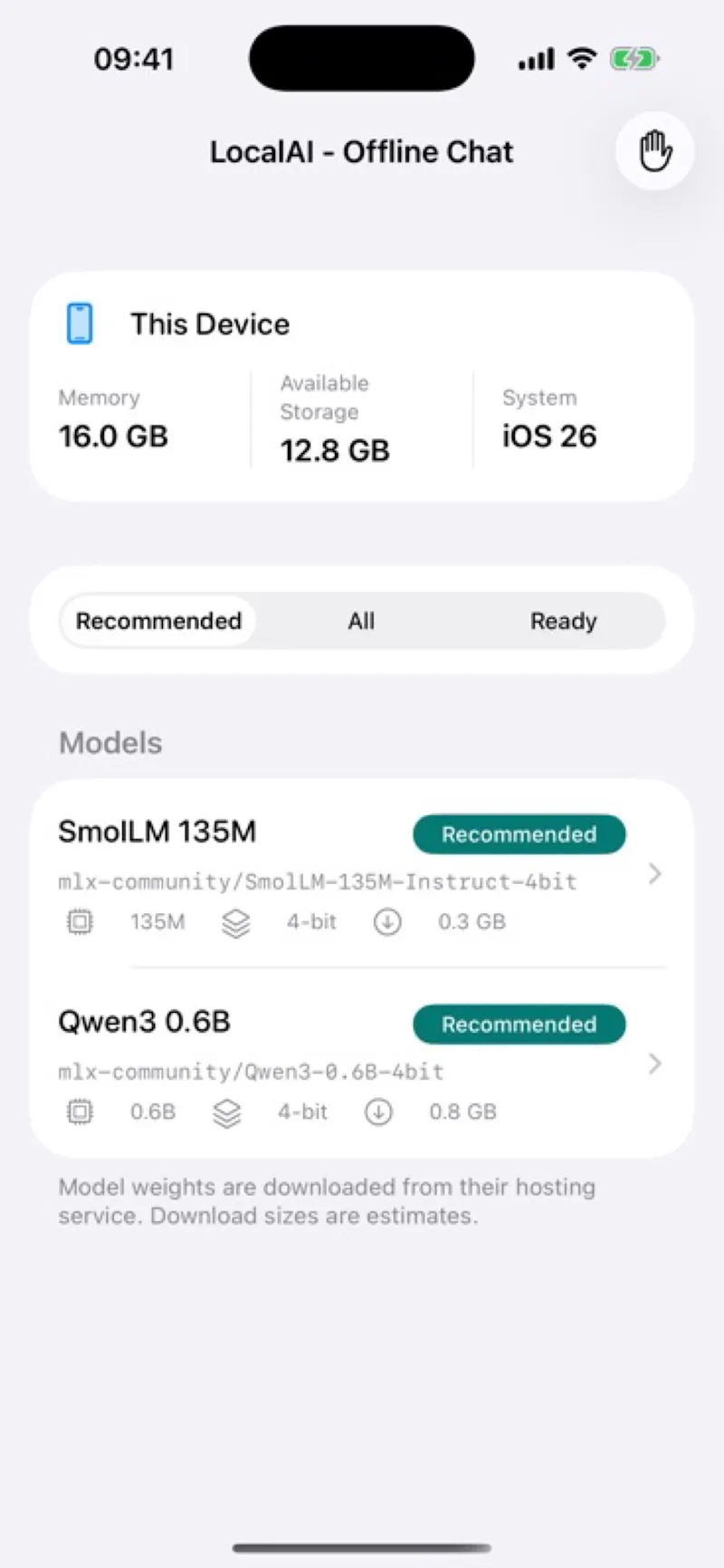 LocalAI - Offline Chat screenshot 1