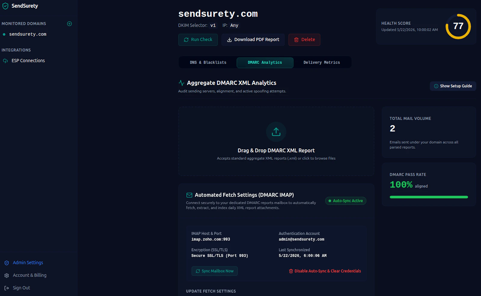 SendSurety screenshot 3