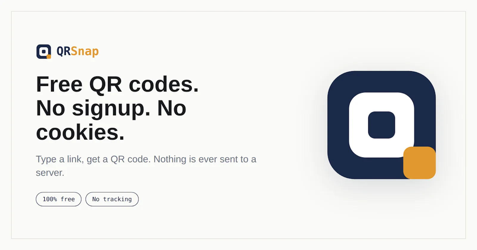 QRSnap screenshot 1